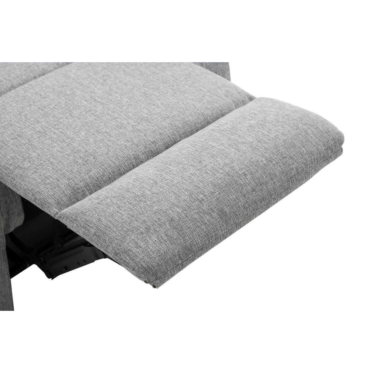 Fauteuil relax manuel HELENE 1 place tissu gris clair