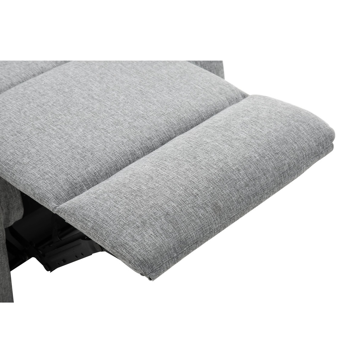 Fauteuil relax manuel HELENE 1 place tissu gris clair