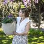 Voir la diapositive 5 : CAPI Capi Pot a fleurs Waste Rib 35x34 cm Beige terrazzo