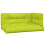 Voir la diapositive 2 : VIDAXL Coussins de palette lot de 3 vert vif tissu
