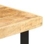 Voir la diapositive 5 : VIDAXL Table de bar 60x60x107 cm Bois de manguier brut
