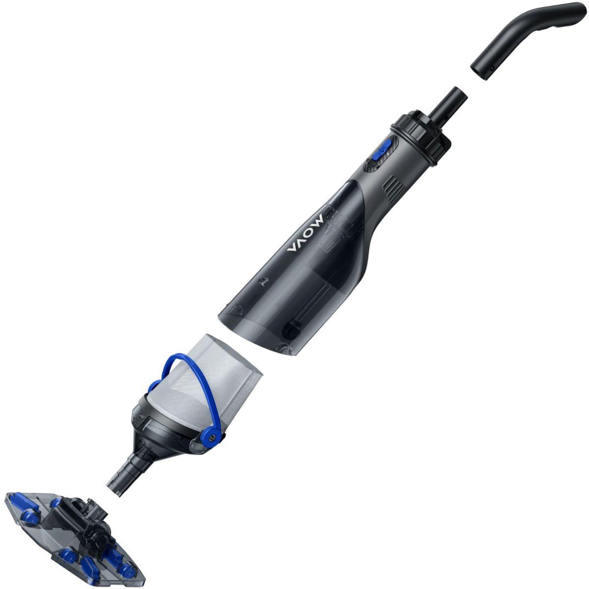 Voir la diapositive 4 : MOVA Aspirateur de piscine handler v10 jusqu'à 3 m de profondeur de nettoyage