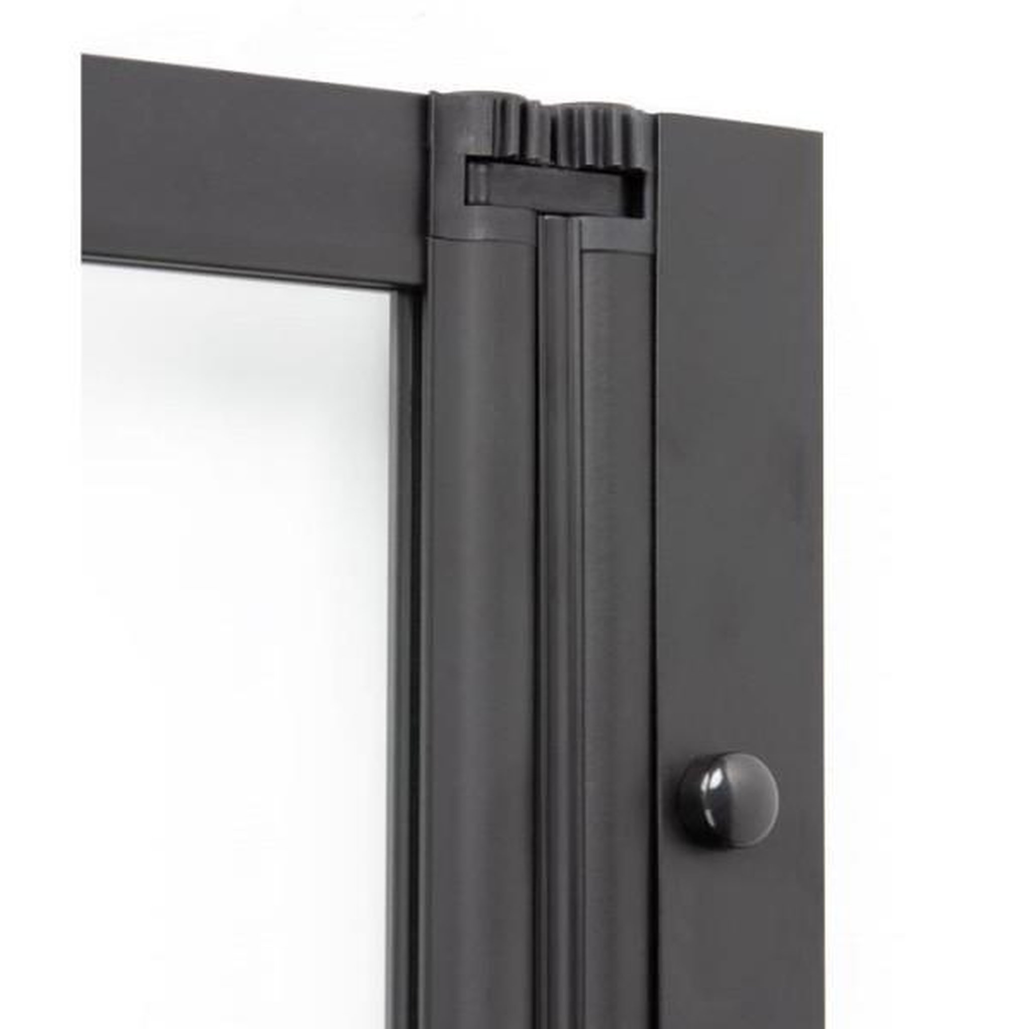 Voir la diapositive 2 : GELCO Pare Baignoire 4 volets - GELCO - LEXIA Noir - 110 x 140