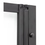Voir la diapositive 2 : GELCO Pare Baignoire 4 volets - GELCO - LEXIA Noir - 110 x 140