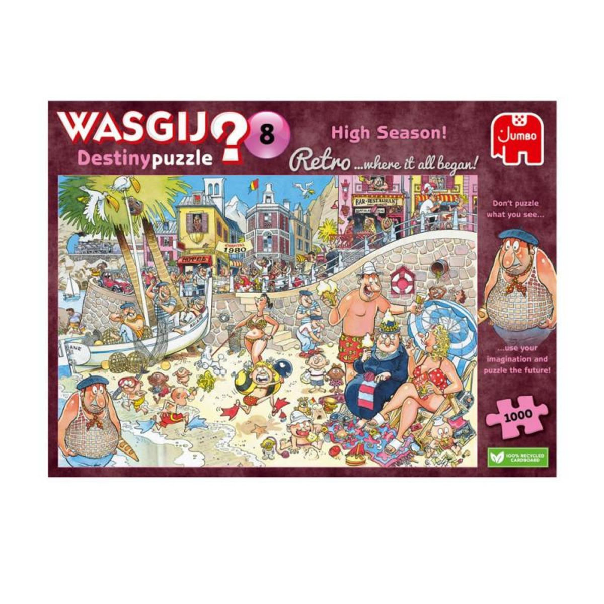 Jumbo Puzzle 1000 pièces Jumbo Wasgij Haute Saison