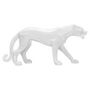 Voir la diapositive 2 : Paris Prix Statuette Déco en Résine  Panthère  70cm Blanc