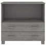 Voir la diapositive 5 : VIDAXL Buffet HAMAR Gris clair 85x35x80 cm Bois massif de pin