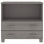 Voir la diapositive 5 : VIDAXL Buffet HAMAR Gris clair 85x35x80 cm Bois massif de pin