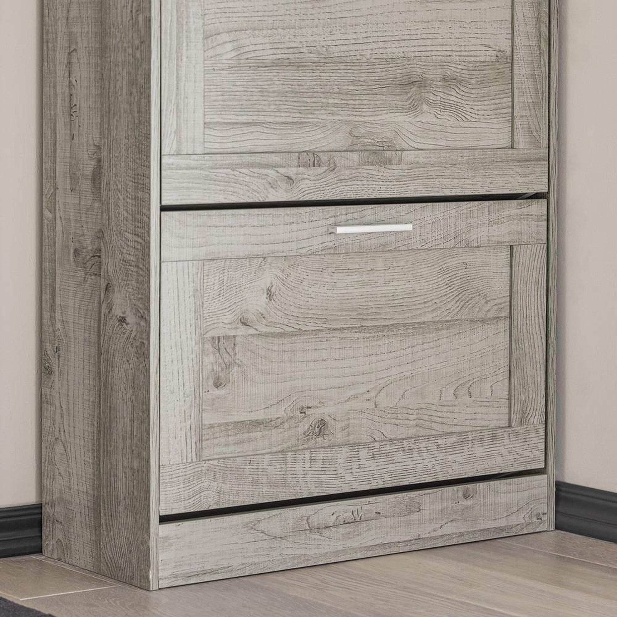 Voir la diapositive 4 : SOBUY SoBuy - Meuble À Chaussures 2 portes - Rustique - FSR137