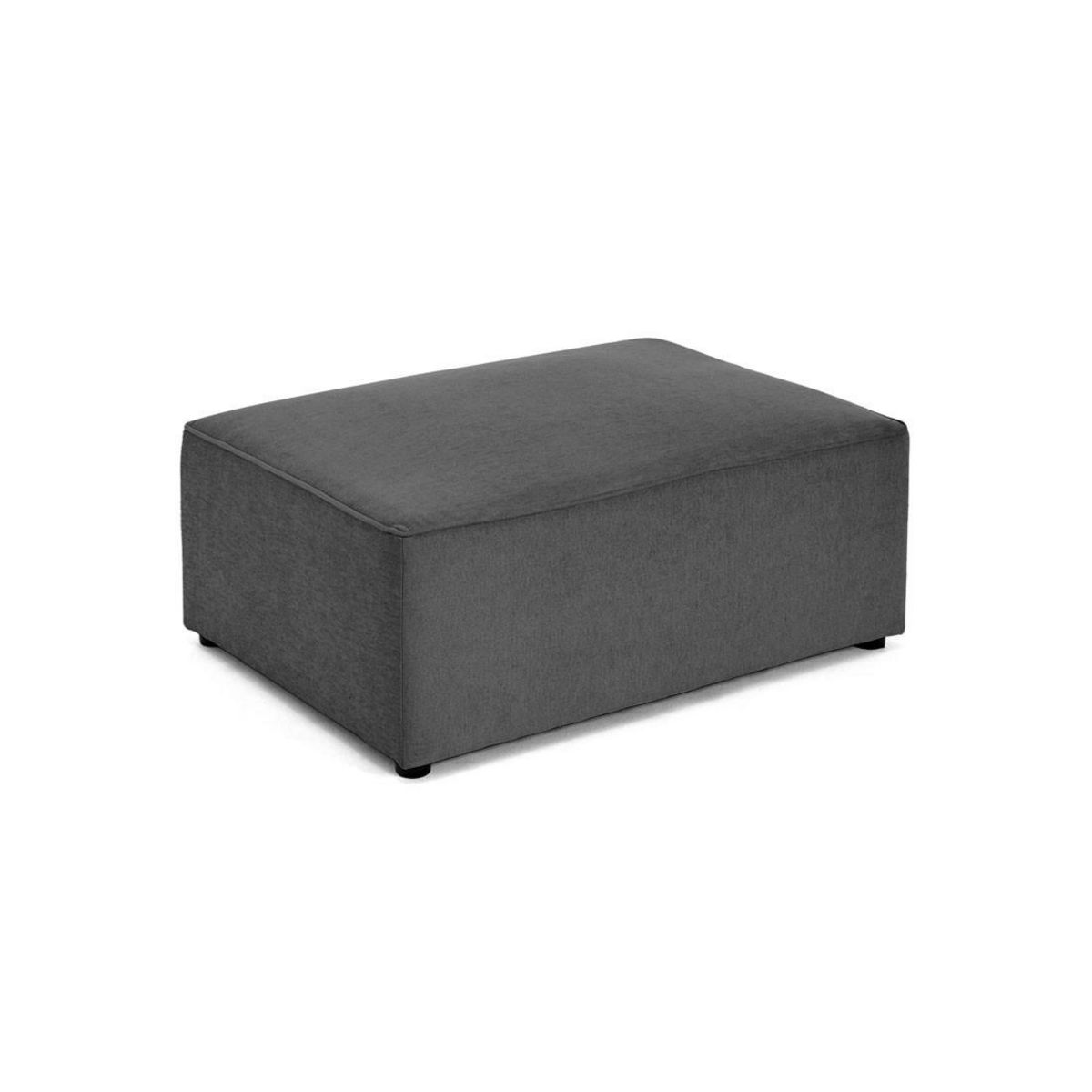 BEST MOBILIER Topaze - pouf - en tissu