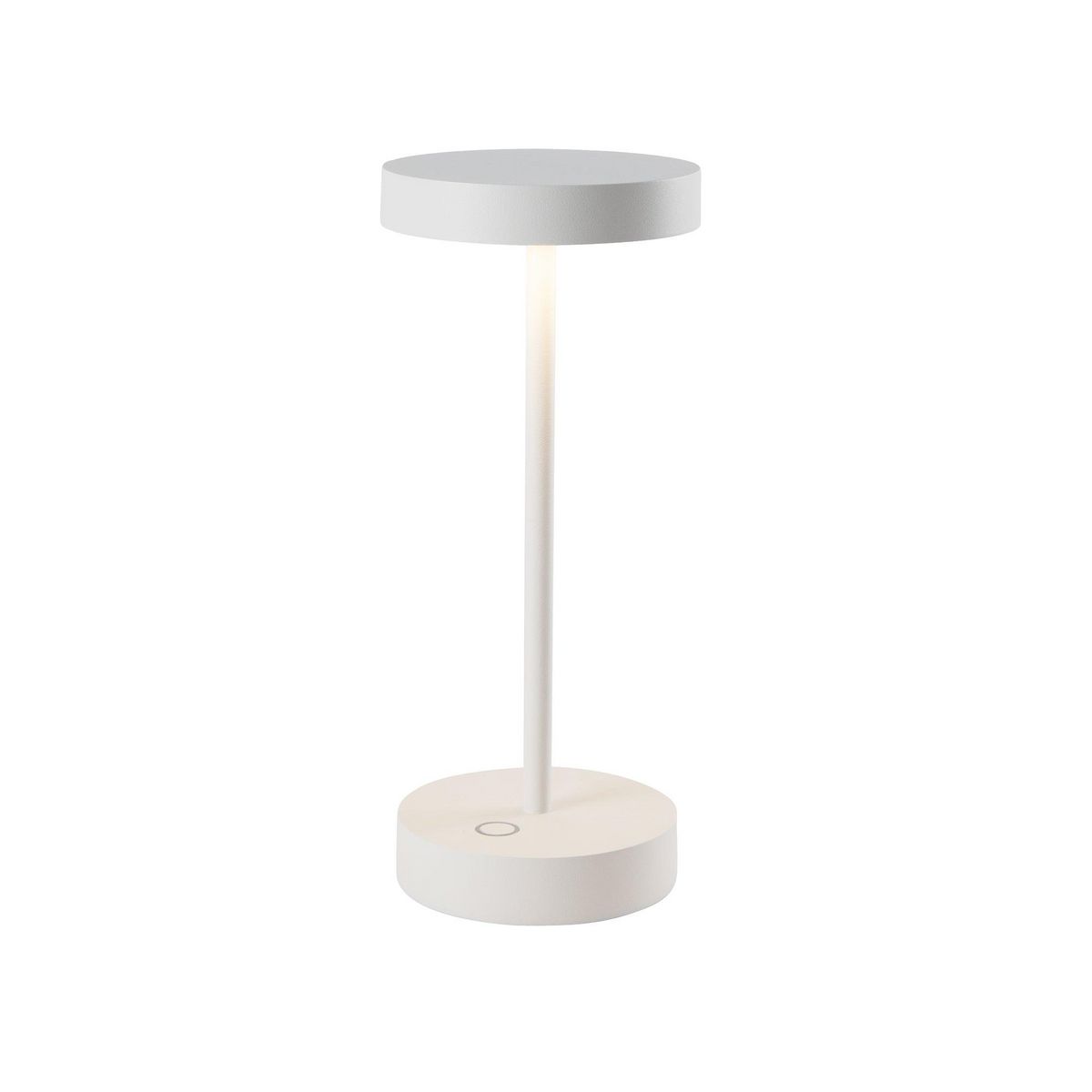 Lumisky Lampe LED design SANDY MINI Blanc Aluminium H25cm