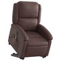 Voir la diapositive 3 : VIDAXL Fauteuil inclinable de massage electrique marron similicuir