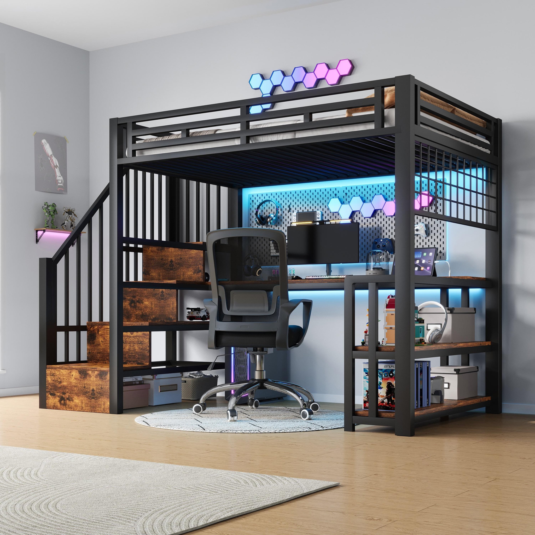 Voir la diapositive 4 : MERAX Lit mezzanine