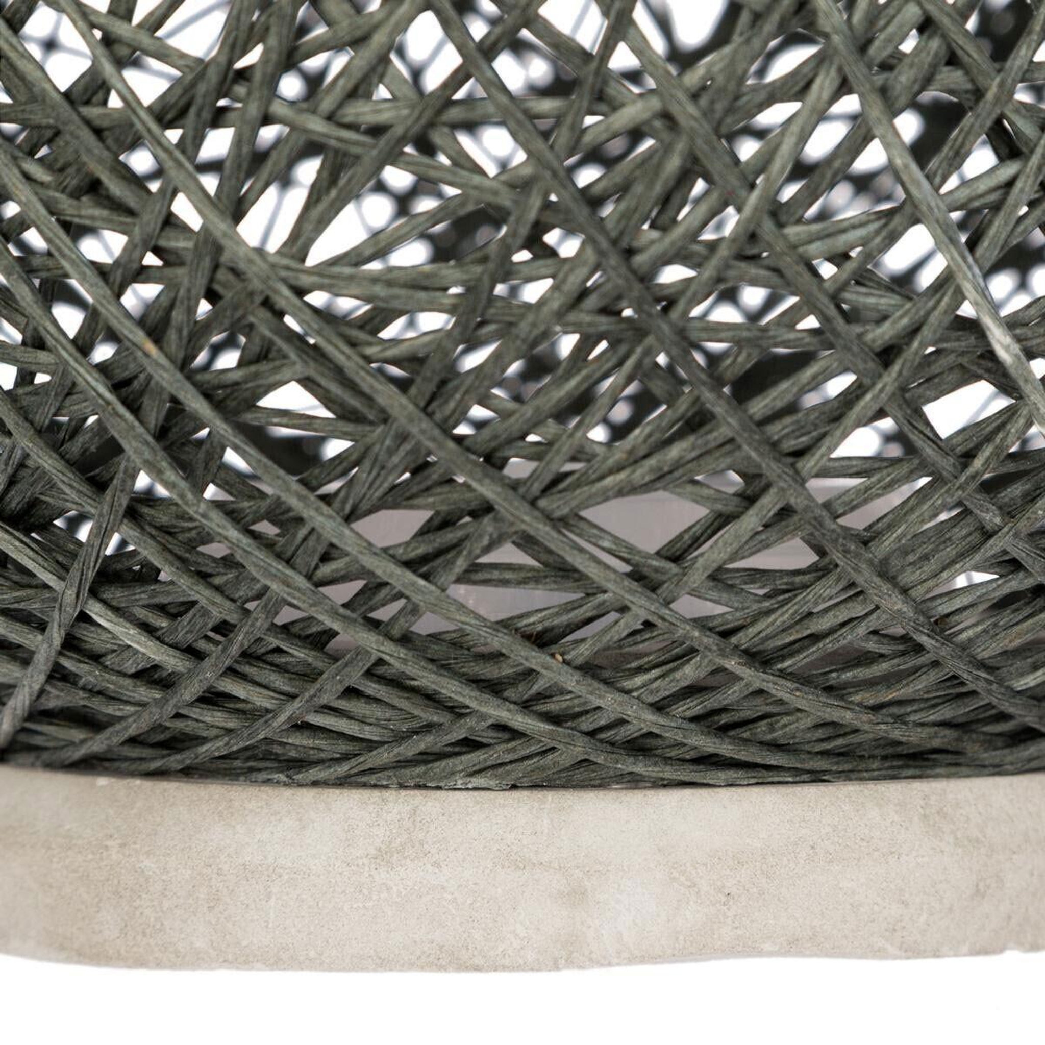 Voir la diapositive 3 : ATMOSPHERA Lampe à poser papier  boule  20cm gris