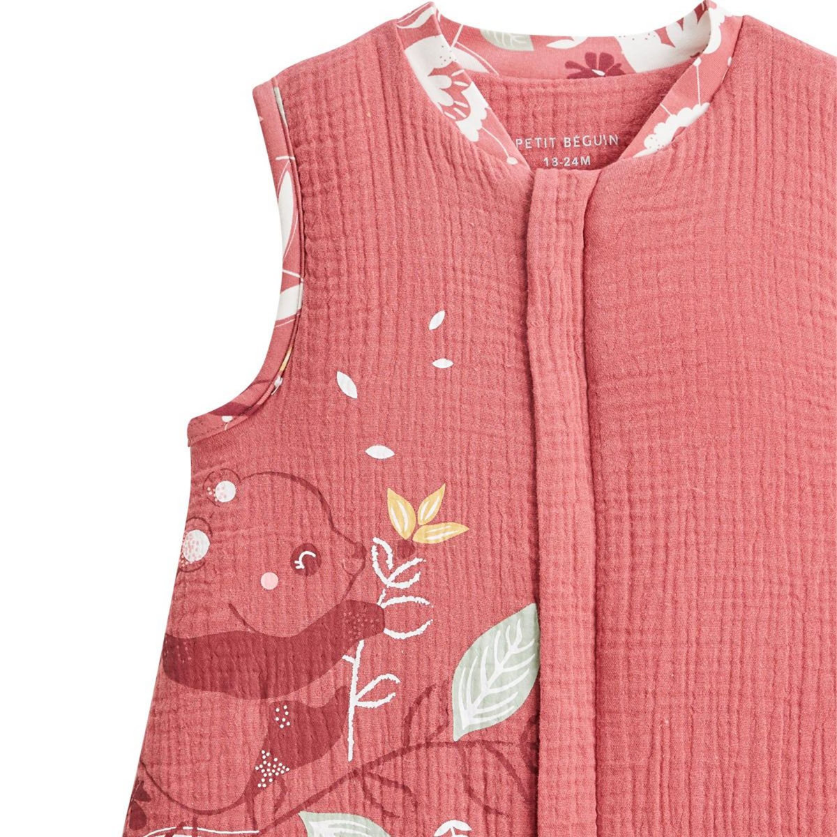 Petit Béguin Turbulette TOG 2 en gaze de coton avec pieds retroussables Alba