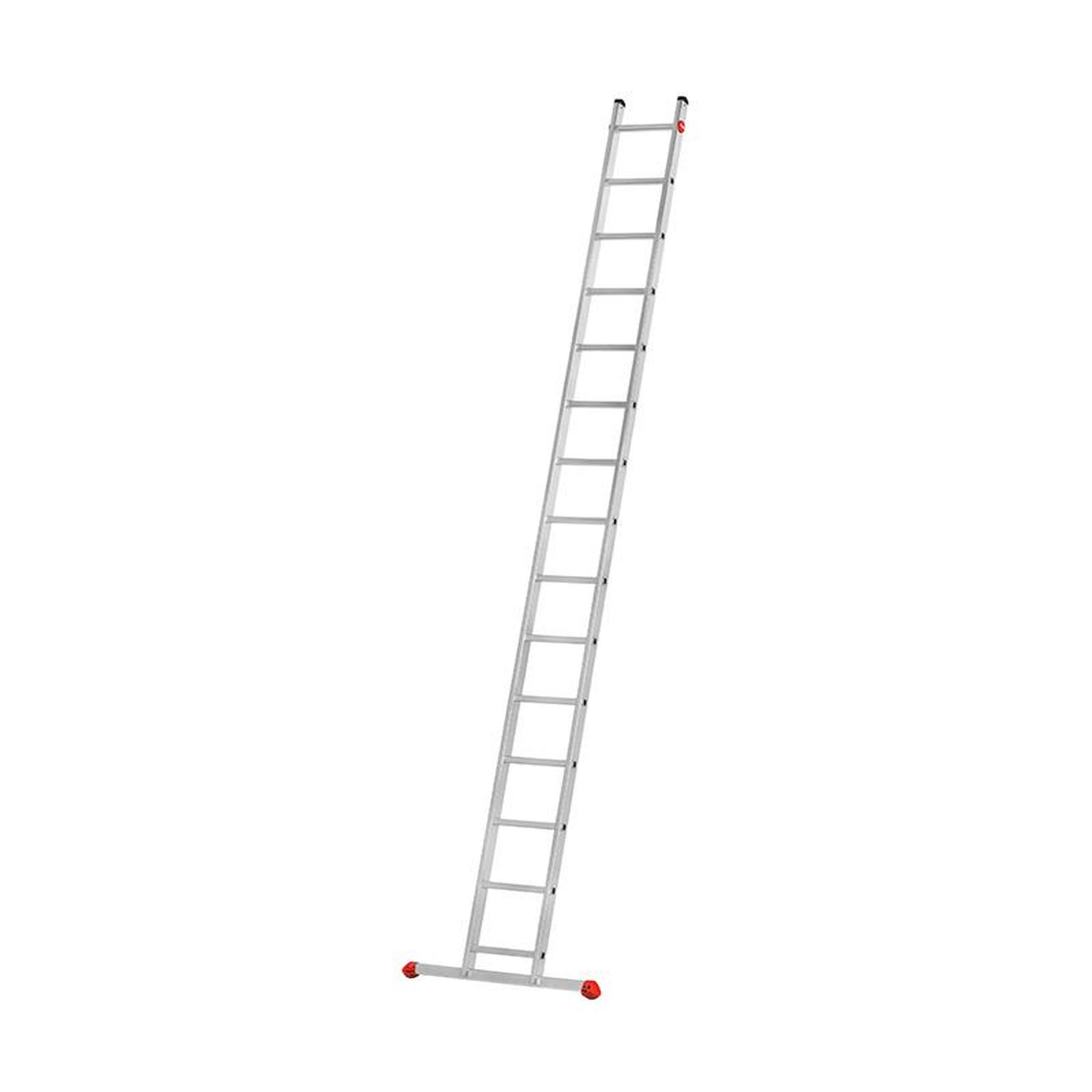 HAILO Echelle simple 15 échelons 4,2m/5,15m en alu professionnelle Hailo ProfiStep Uno
