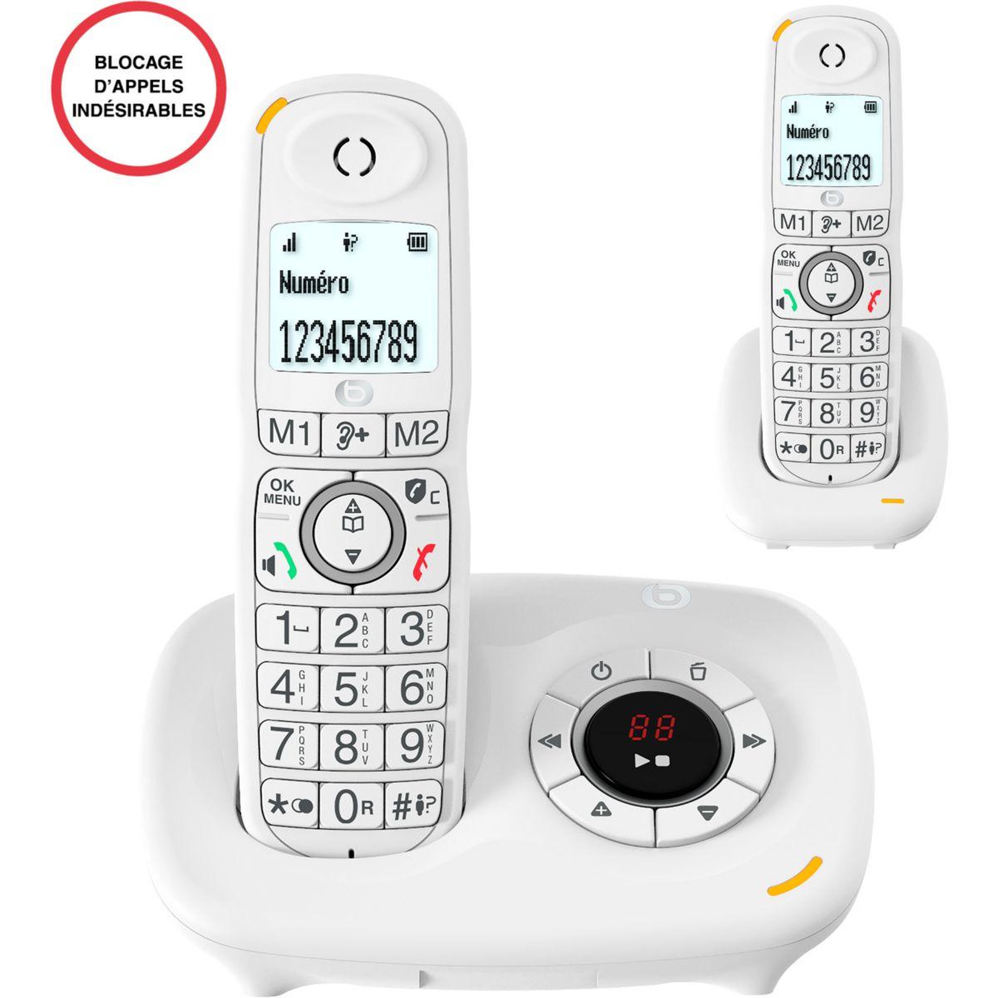 ESSENTIEL B Téléphone sans fil BRIO DUO Rép