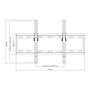 Voir la diapositive 3 : ONEFORALL1 ONE FOR ALL WM2621 - Support mural avec reglage dinclinaison de 15 pour TV de 32 a 84 81 a 213cm - Noir