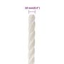 Voir la diapositive 6 : VIDAXL Corde de travail Blanc 10 mm 250 m polypropylene