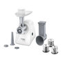 Voir la diapositive 1 : BOSCH Hachoir a viande - BOSCH - MFW2514W SmartPower - Blanc - moteur bloqué 1500 W - 1,7 kg/mn - 2 grilles de hachoir - râpeur/émi