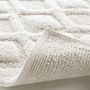 Voir la diapositive 3 : Paris Prix Tapis de Bain Jacquard  Nemesis  50x80cm Blanc