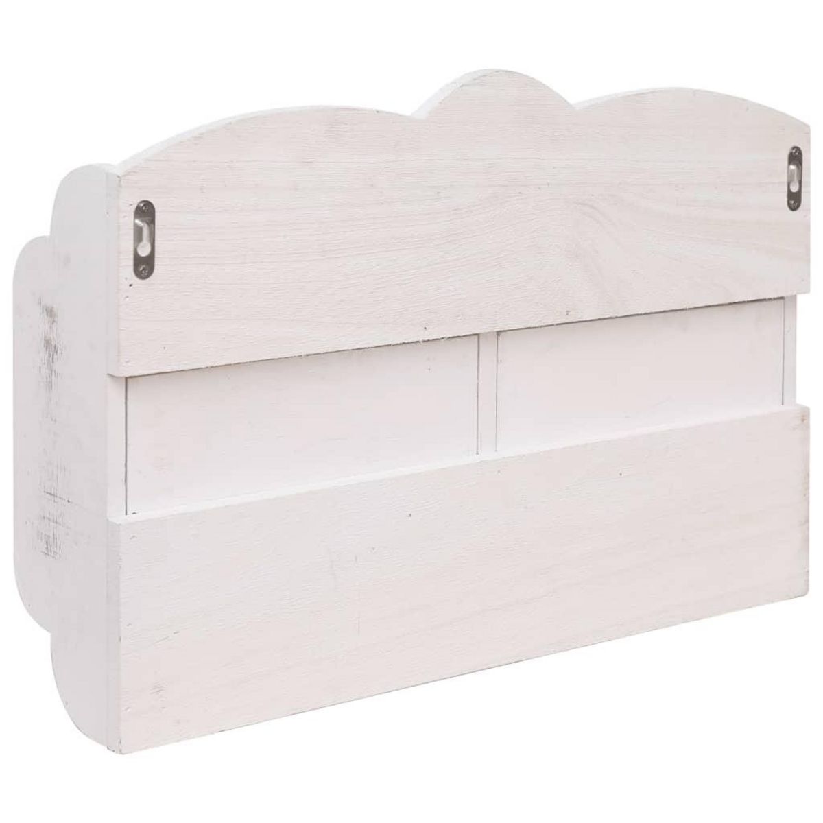 VIDAXL Porte-manteau mural Blanc 50x10x34 cm Bois
