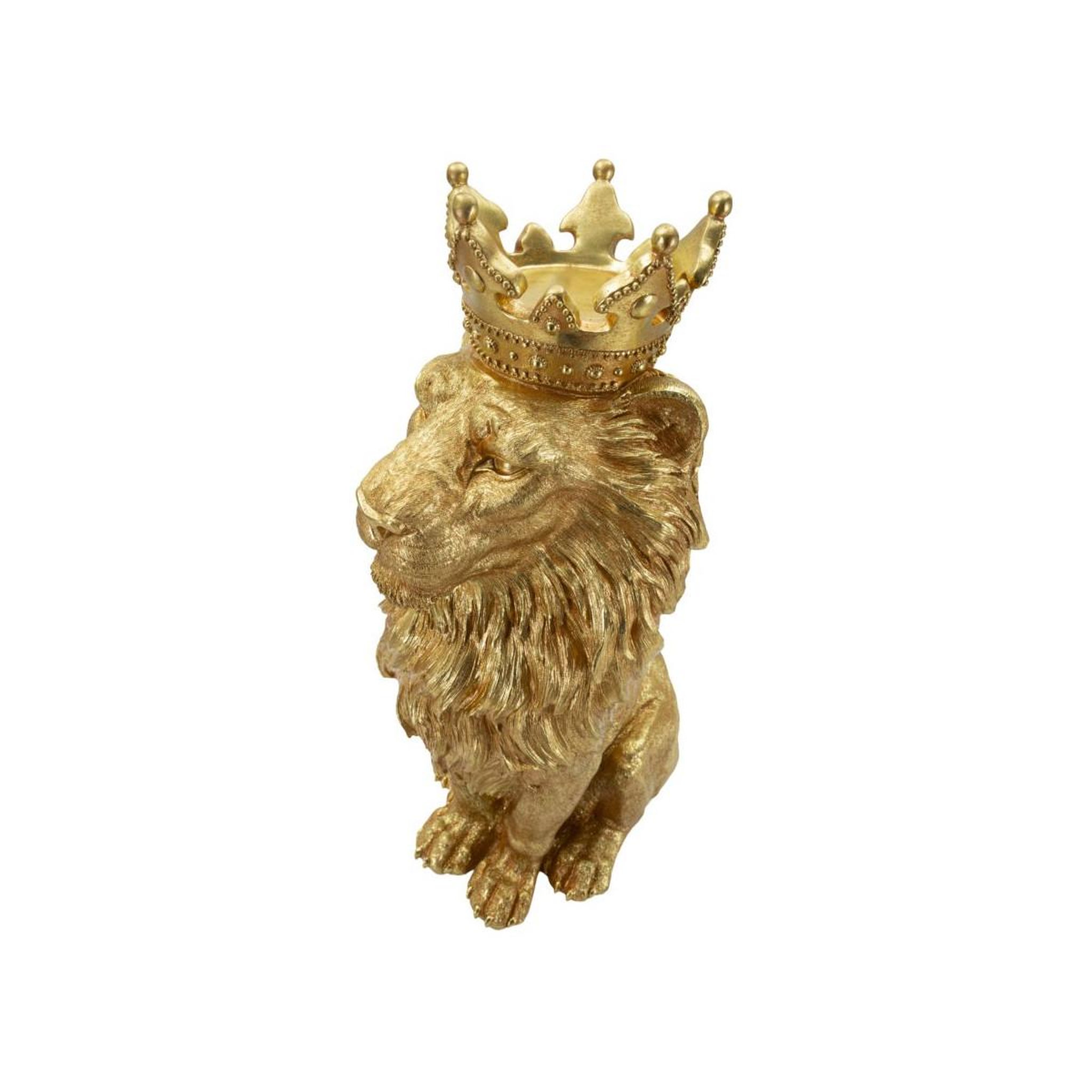 Voir la diapositive 4 : Paris Prix Statue roi lion  shant  74cm or