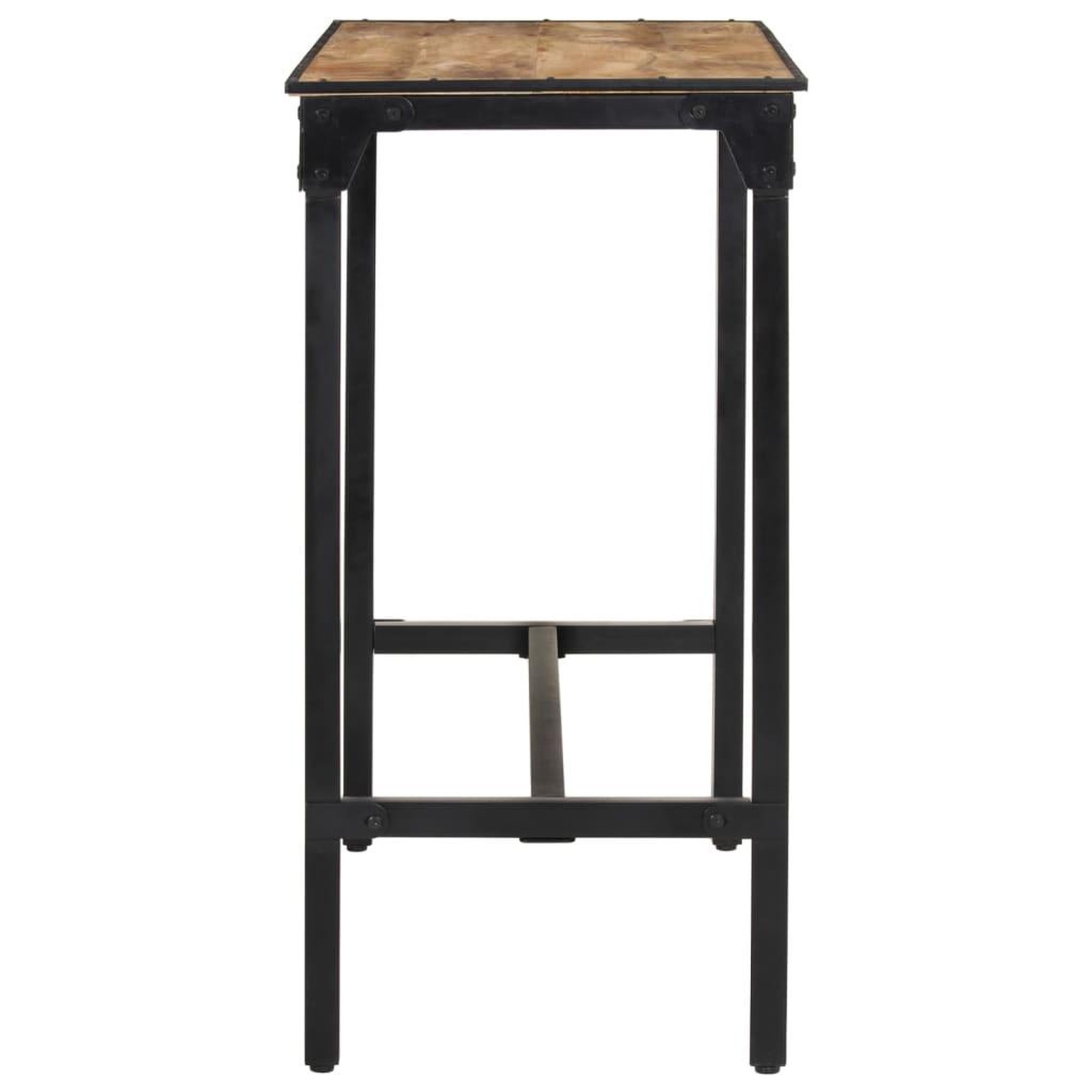 Voir la diapositive 5 : VIDAXL Table de bar 110x55x107 cm bois de manguier massif brut