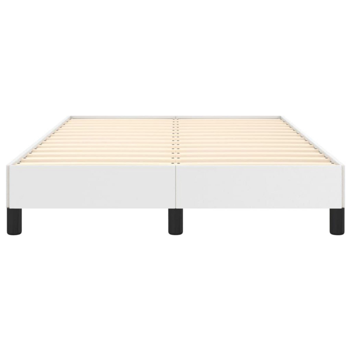 VIDAXL Cadre de lit sans matelas blanc 120x190 cm similicuir