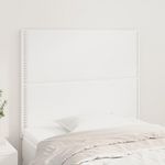 VIDAXL Tetes de lit 2 pcs Blanc 80x5x78/88 cm Similicuir