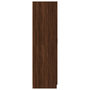 Voir la diapositive 4 : VIDAXL Garde-robe Chene marron 80x52x180 cm Bois d'ingenierie