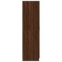 Voir la diapositive 4 : VIDAXL Garde-robe Chene marron 80x52x180 cm Bois d'ingenierie