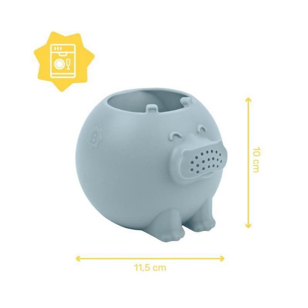 BADABULLE Badabulle Arrosoir en Silicone - Jouet pour le Bain, la Plage, le Plein Air