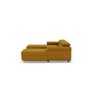Voir la diapositive 6 : BEST MOBILIER Pablo - canapé panoramique en u - 7 places - convertible avec coffres et têtières réglables - en velours