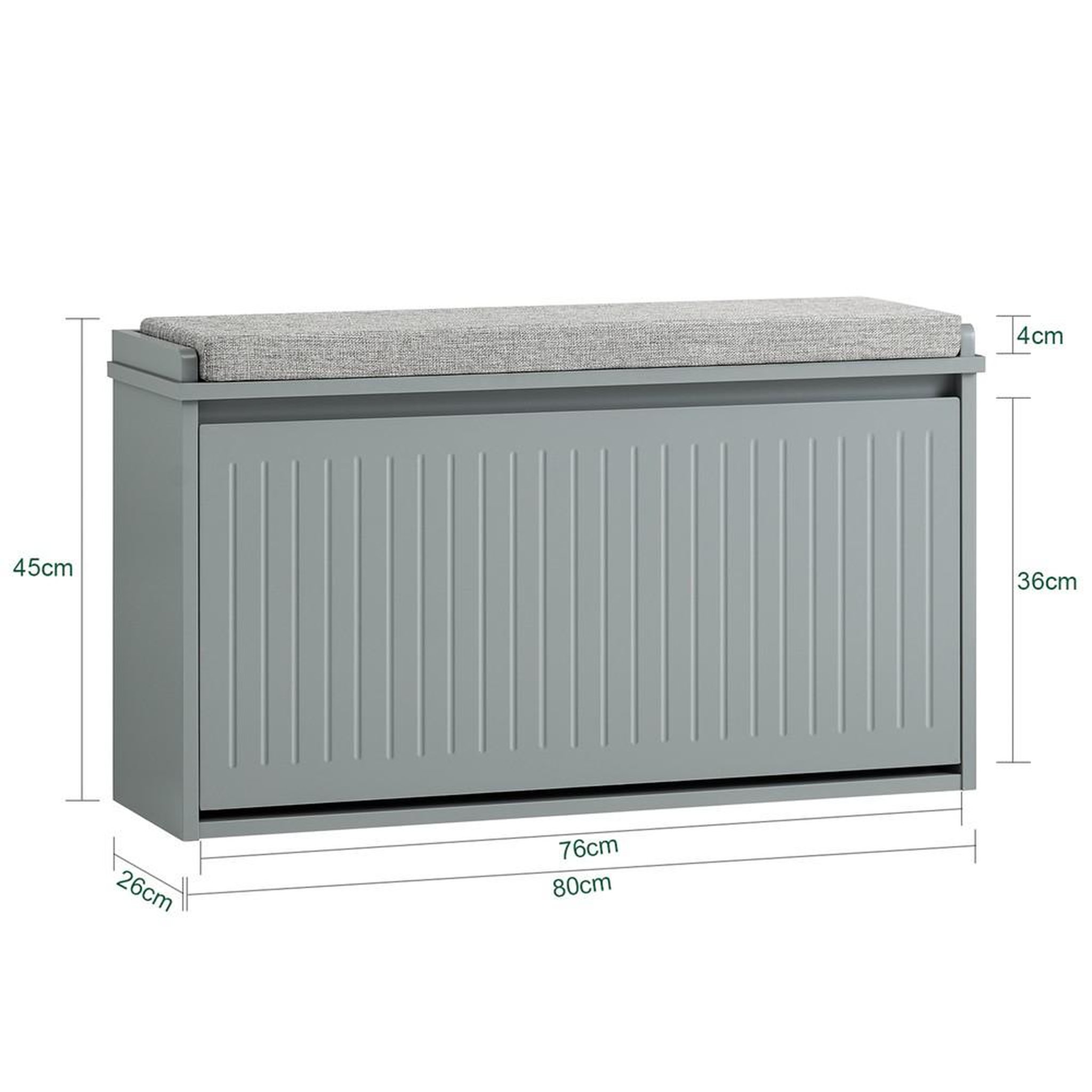 Voir la diapositive 3 : SOBUY SoBuy - Banc de rangement à chaussures avec une porte - Moderne - FSR98-L