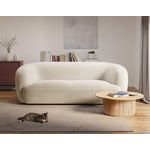 LISA DESIGN Ernee - canapé 3 places - en velours. Coloris disponibles : Vert, Beige