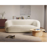 LISA DESIGN Ernee - canapé 3 places - en velours. Coloris disponibles : Vert, Beige