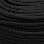 Voir la diapositive 4 : VIDAXL Corde de bateau Noir complet 6 mm 50 m Polypropylene