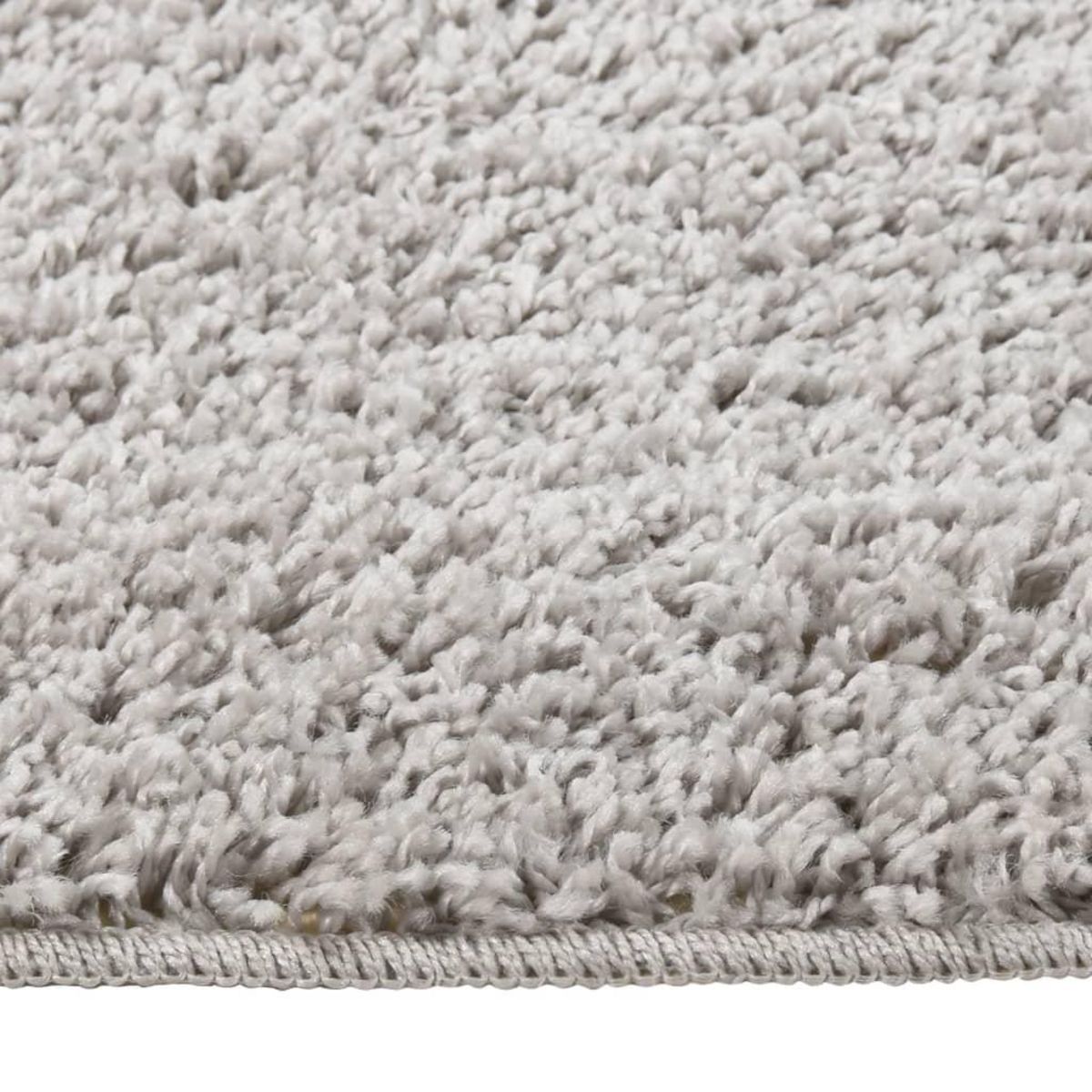 VIDAXL Tapis shaggy antiderapant Gris clair 80x150 cm