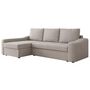 Voir la diapositive 4 : BEST MOBILIER Claudia - canapé d'angle gauche 4 places convertible avec coffre en tissu texturé