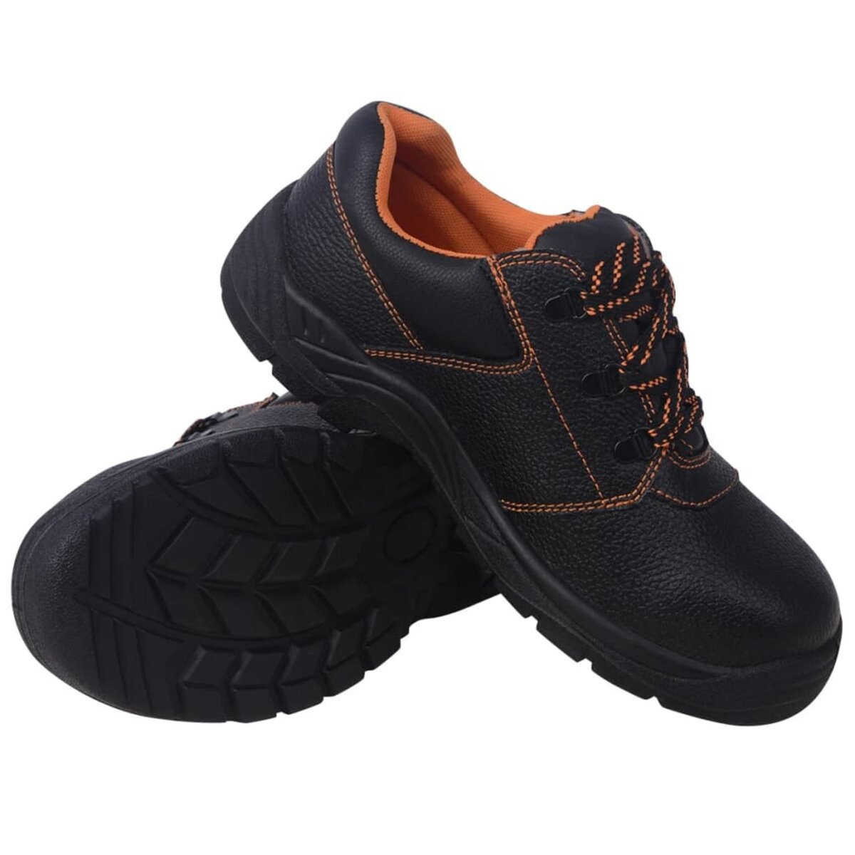 VIDAXL Chaussures de securite Noir Pointure 46 Cuir