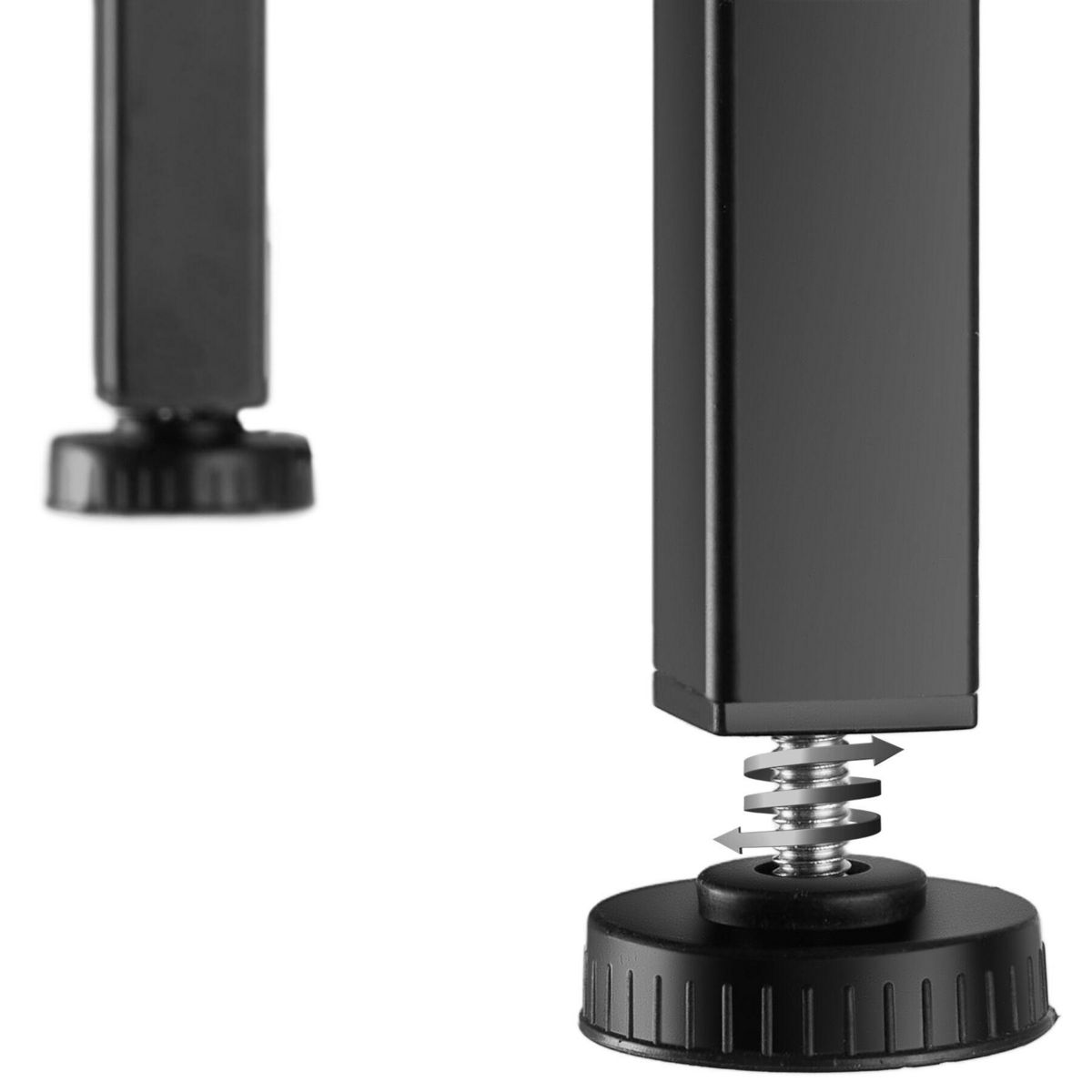 tectake Lot de 2 tabourets de bar avec grands dossiers confortables Bois clair industriel, Chêne Sonoma