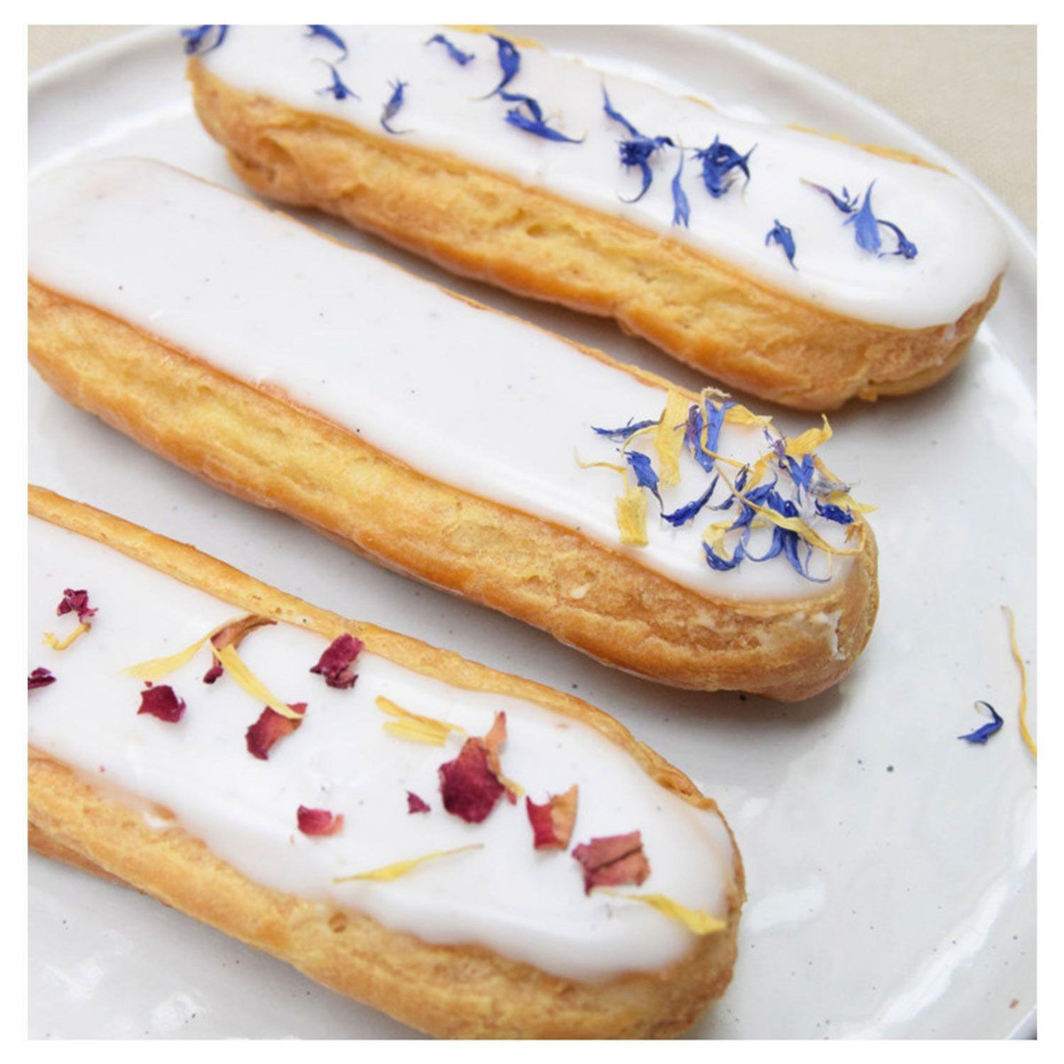Mirontaine 4 fleurs séchées comestibles pour pâtisserie - Lavande, rose, bleuet, bruyère