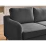 Voir la diapositive 3 : LISA DESIGN Will - canapé 3 places - convertible - en tissu