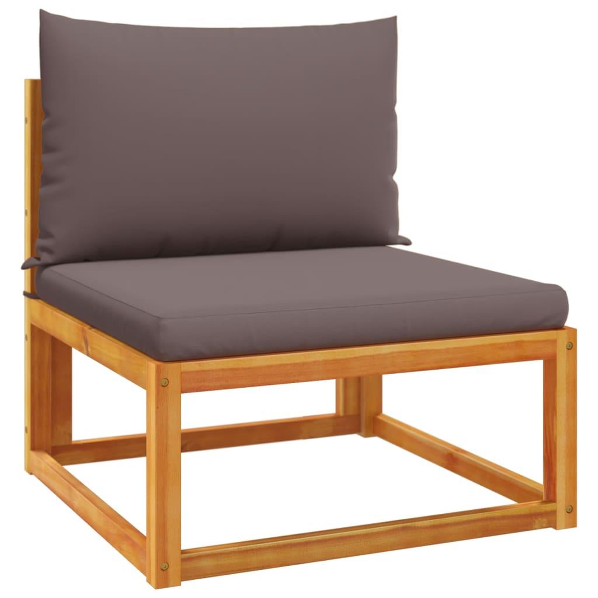 Voir la diapositive 5 : VIDAXL Salon de jardin avec coussins 6 pcs bois d'acacia solide