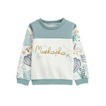 Petit Béguin Sweat-shirt enfant en molleton Holamuchacha. Coloris disponibles : Beige