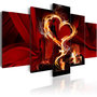 Voir la diapositive 1 : Paris Prix Tableau Imprimé  Flames of Love : Heart