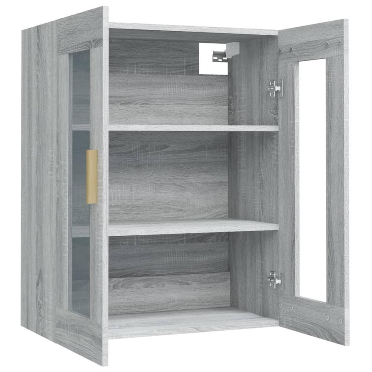 VIDAXL Armoire murale suspendue Sonoma gris 69,5x34x90 cm