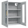 Voir la diapositive 5 : VIDAXL Armoire murale suspendue Sonoma gris 69,5x34x90 cm