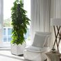 Voir la diapositive 3 : ART PLAST Pot de Fleur Carré Gris 50L 40x40cm - Jardinière Extérieure Balcon Terrasse Jardin ARTPLAST